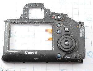 Корпус (задняя панель) Canon 6D, б/у, без дисплея